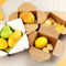 Umweltfreundlicher gefalteter Kraftpapier-Nahrungsmittelkasten für Schnellimbiß, Salat, Frucht