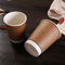 Freundlicher Kraftpapier Espresso Eco stützbaren isolierte die Papierkaffeetassen