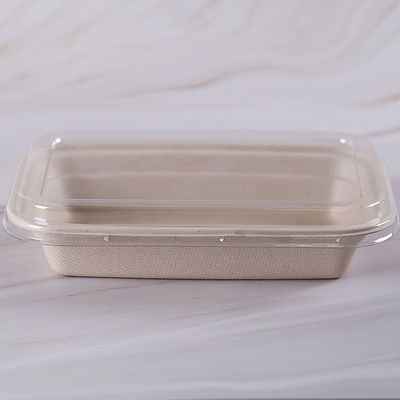 Abbaubare starke Struktur Weizen-Straw Kraft Takeaway Food Boxess