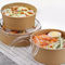 Wegwerf-Kraftpapier-Suppen-Behälter Refrigerable 40oz