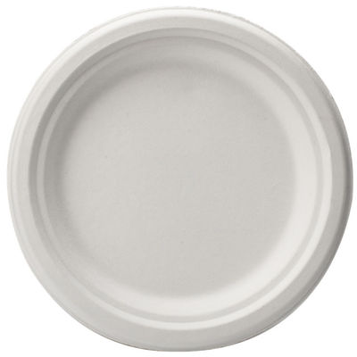 Kompostierbares 10&quot; Zuckerrohr-Bagassen-Papptellerraumersparnis