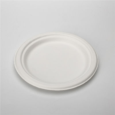 Kompostierbares 10&quot; Zuckerrohr-Bagassen-Papptellerraumersparnis